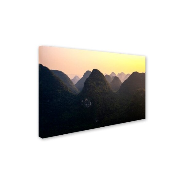 Philippe Hugonnard 'Sunset Colors' Canvas Art,16x24